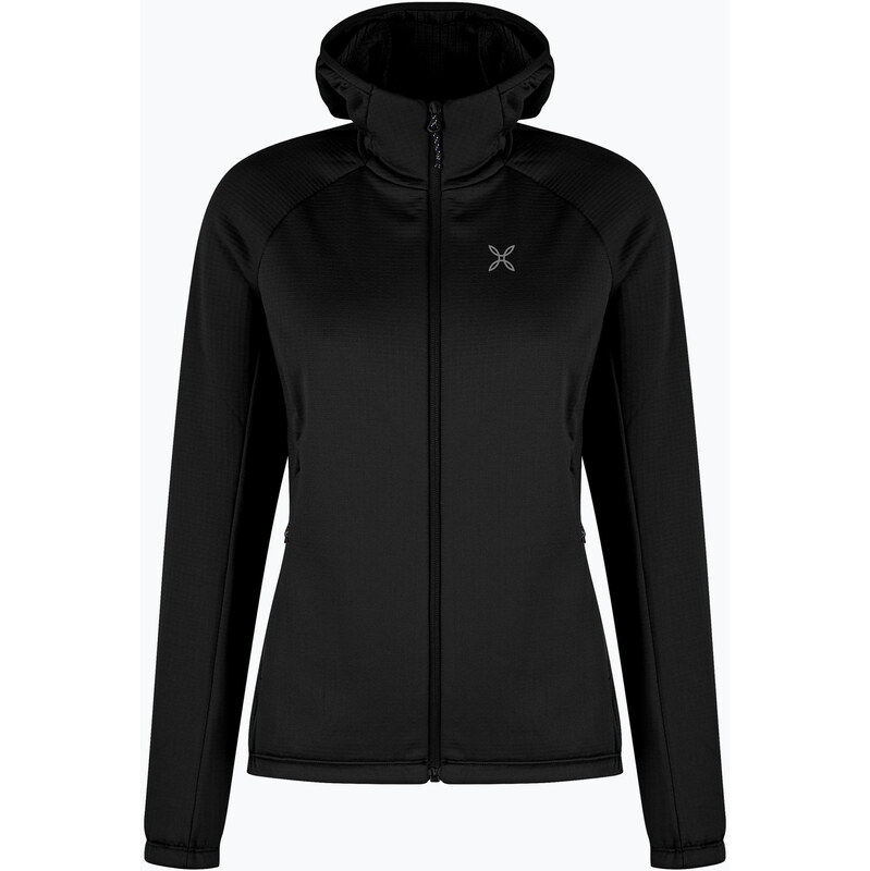 Dámská mikina Montura Fadis Grid Hooded Maglia black