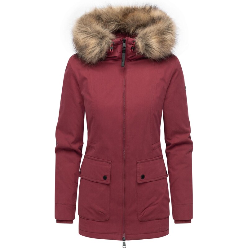 Ragwear Zimní kabát Monadetta Youmodo červená 109179625