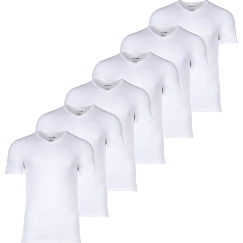 LACOSTE Tričko bílá