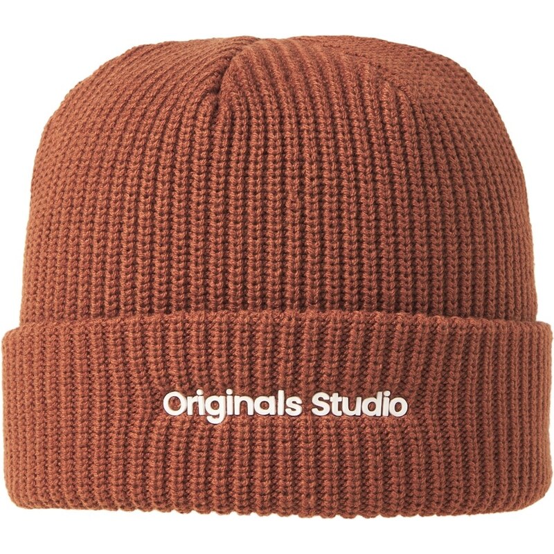 Zimní čepice Jack and Jones Brandy Brown 6600103