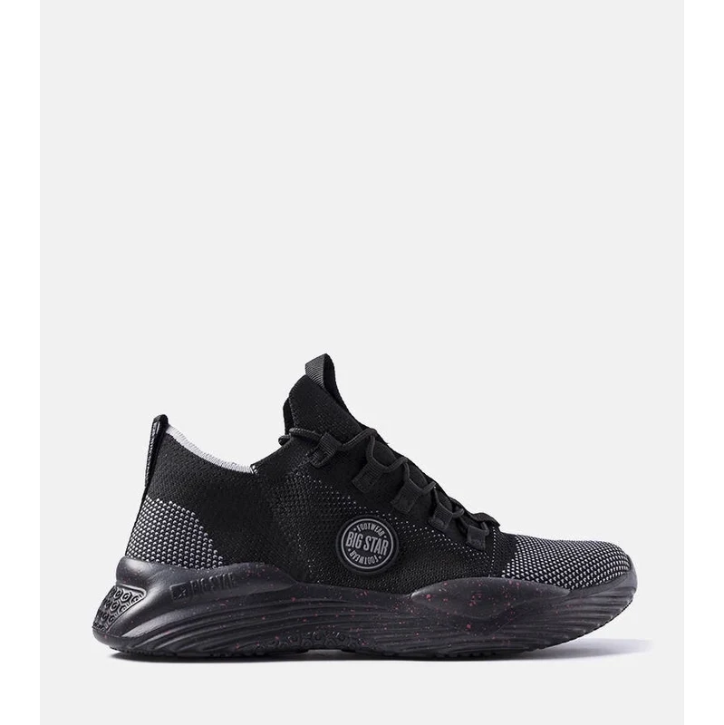 Black mens sneakers Big Star