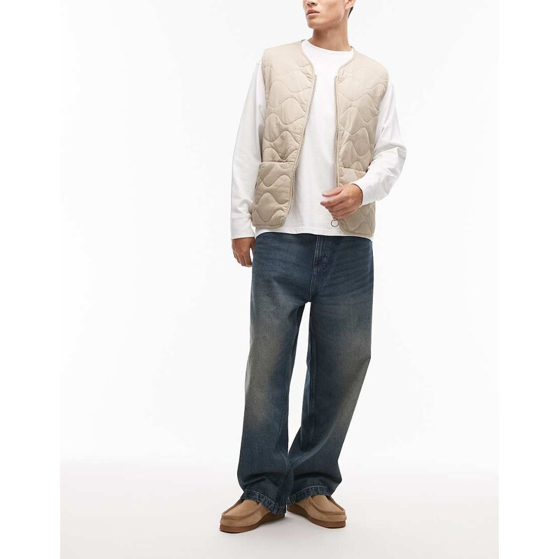 Carhartt WIP brandon baggy denim jeans in vintage wash blue