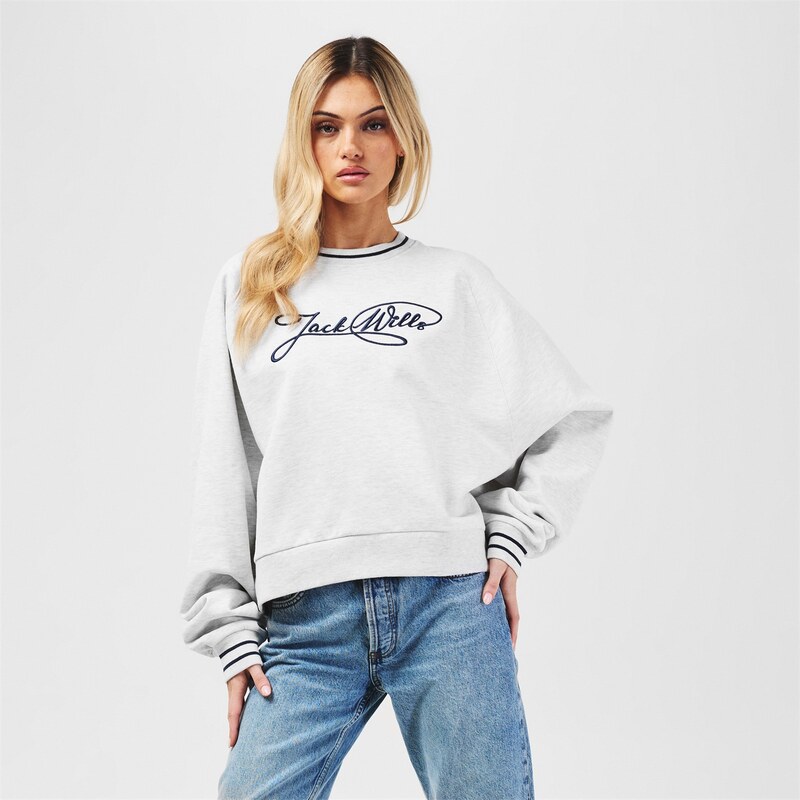 Mikina Jack Wills Light Heather 7036002