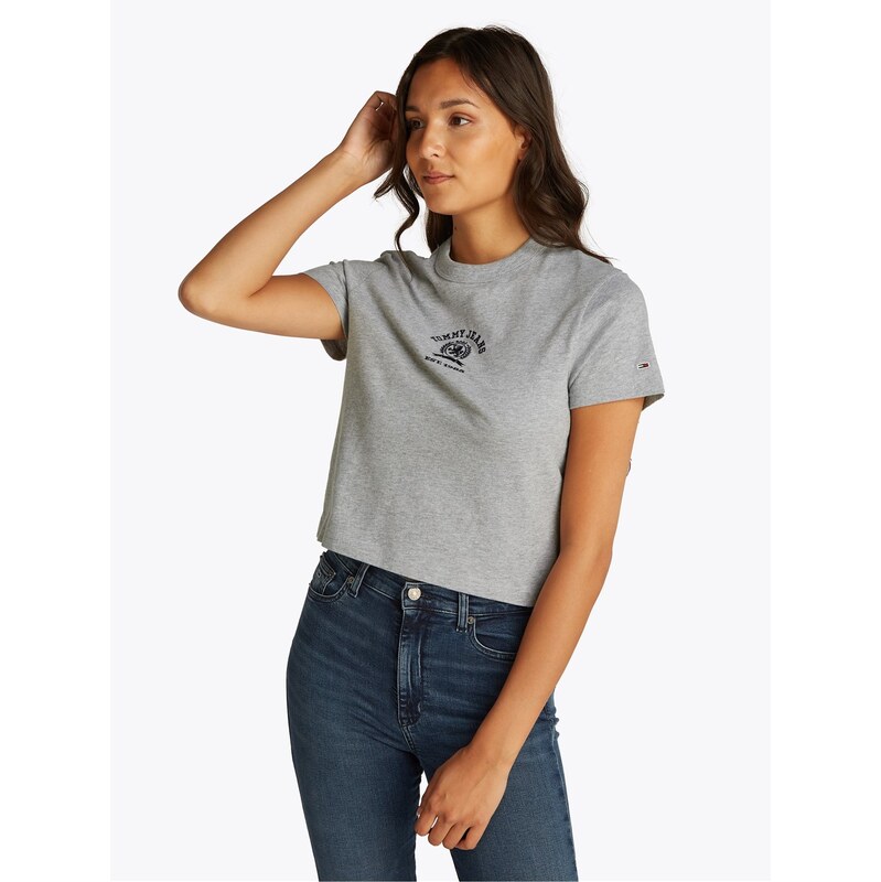 Tričko Tommy Jeans Grey Htr 9128402