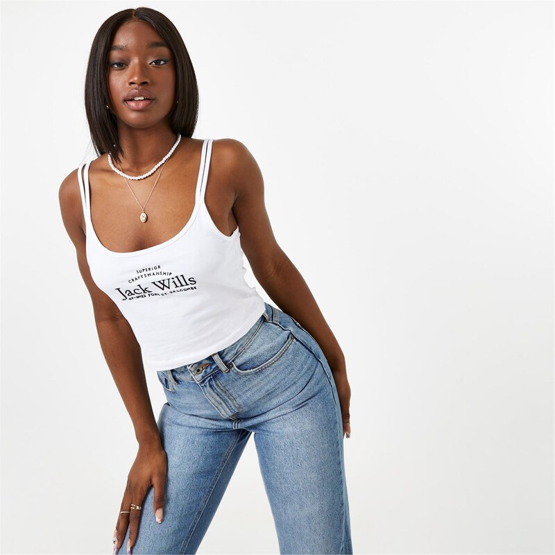 Tričko Jack Wills White 3125861