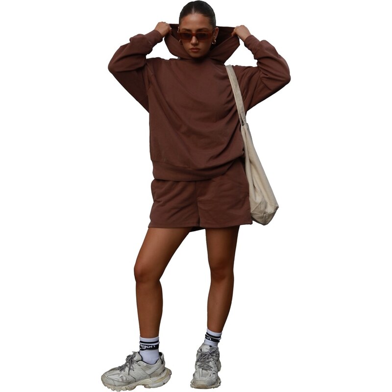 Mikina Agon Brown 9440901 109202955