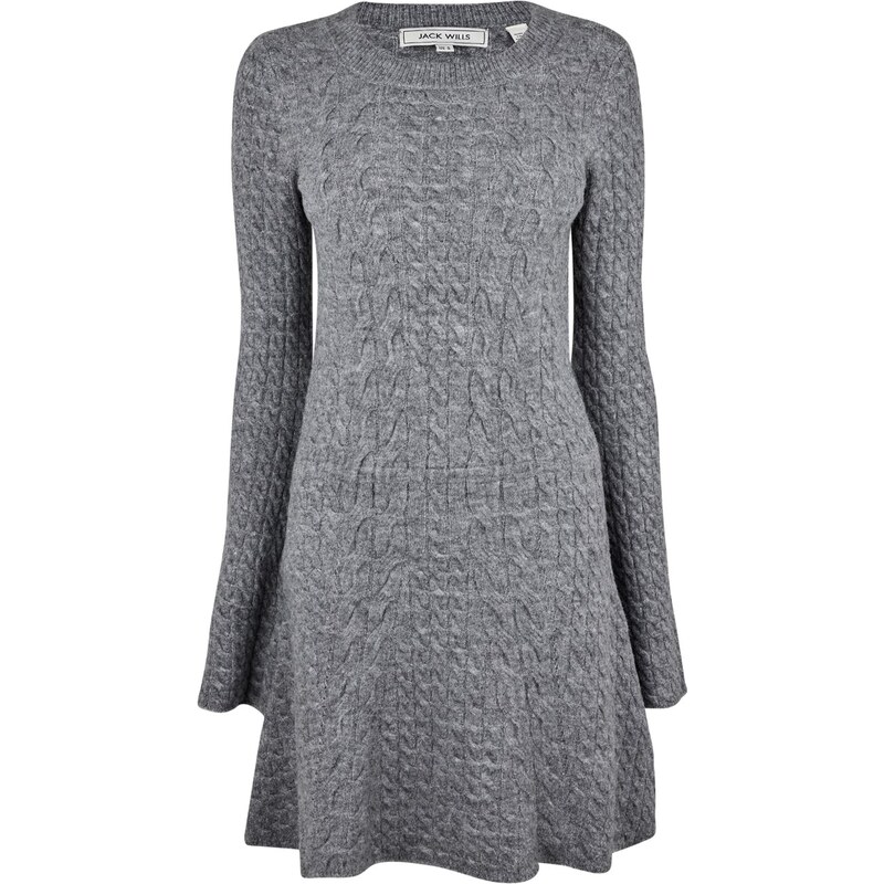 Šaty Jack Wills Charcoal Marl 9998168 109203047