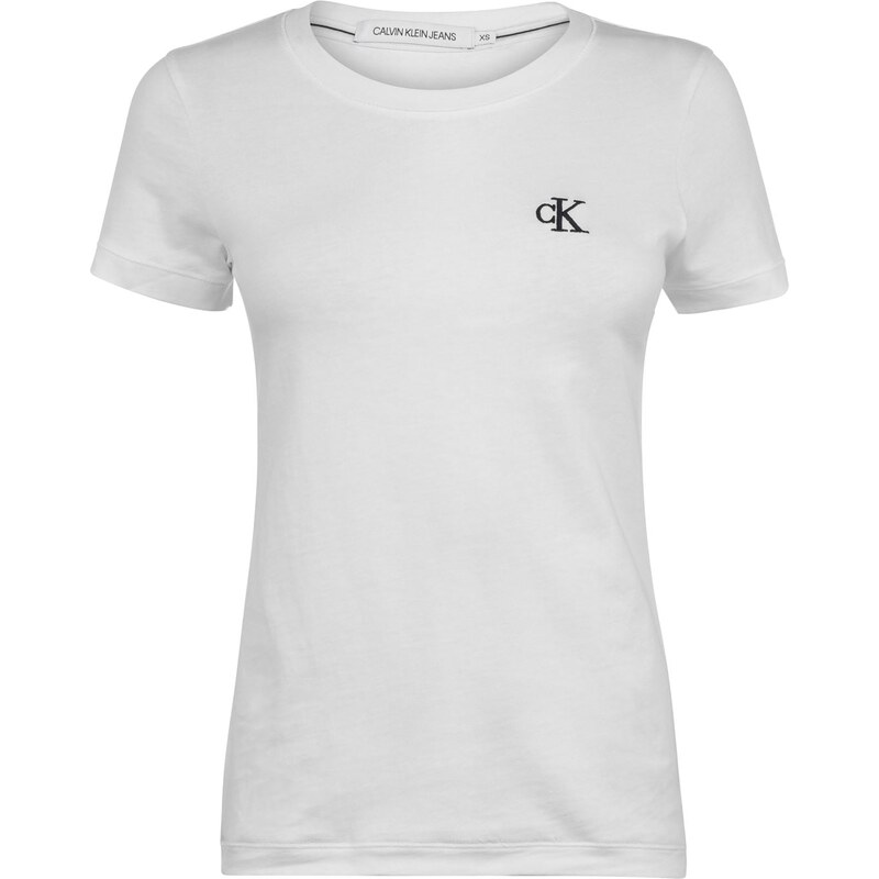 Tričko Calvin Klein Jeans Bright White 8346478