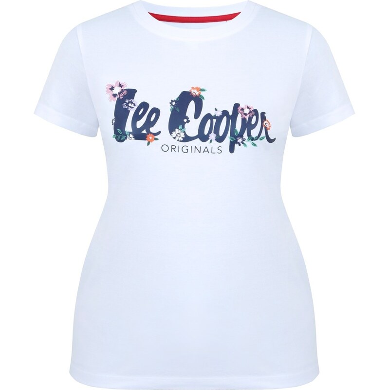 Tričko Lee Cooper White 1901740