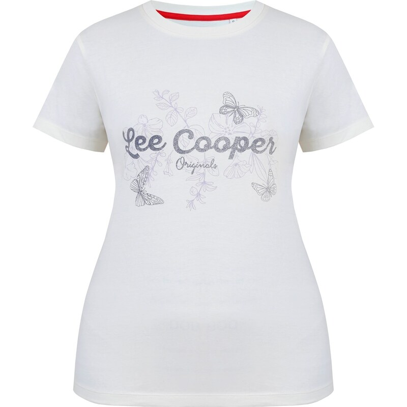Tričko Lee Cooper Cream 7420885 109204167