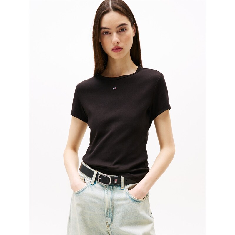 Tričko Tommy Jeans Black 9933220