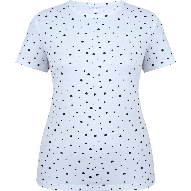 Tričko Miso White Heart 9279800 109204676