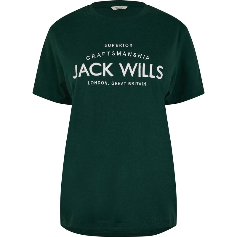 Tričko Jack Wills Dark Green 7840718