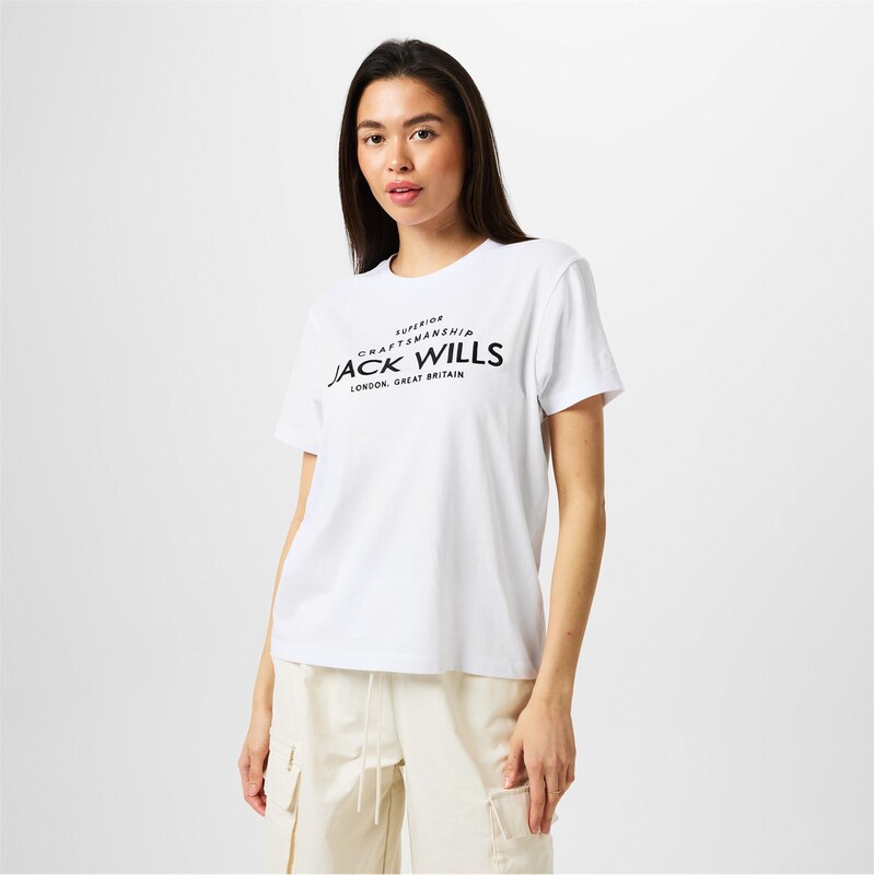 Tričko Jack Wills White 5259360 109204731