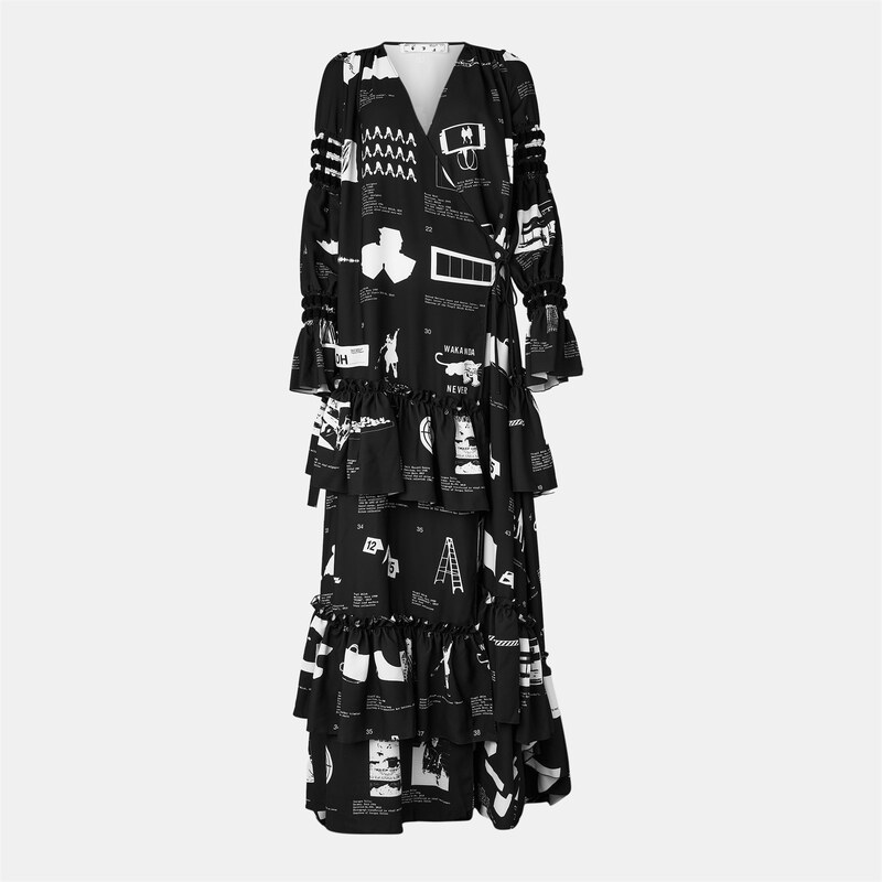 Šaty OFF WHITE Black 719240 109205813