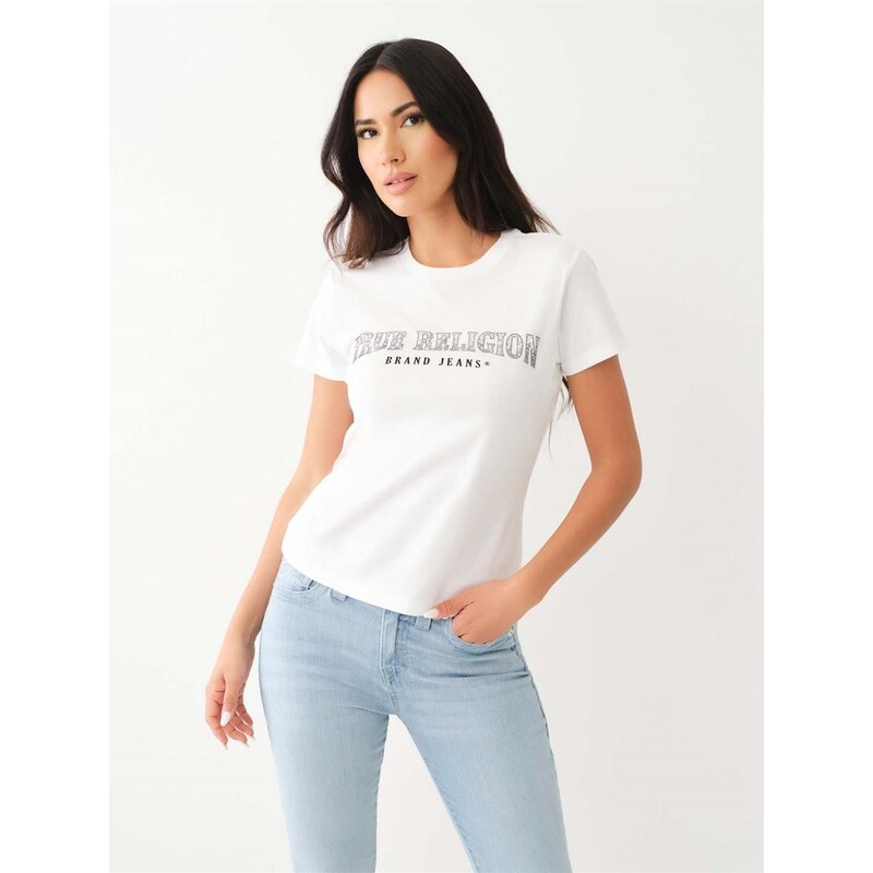 Tričko True Religion Optic White 5176090 109206252