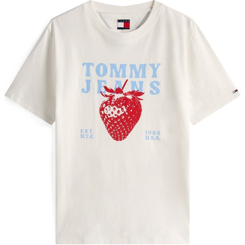 Tričko Tommy Jeans Ecru 2245095