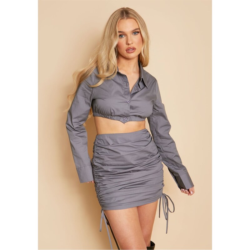 Tričko Missy Empire Charcoal 7331897 109206422