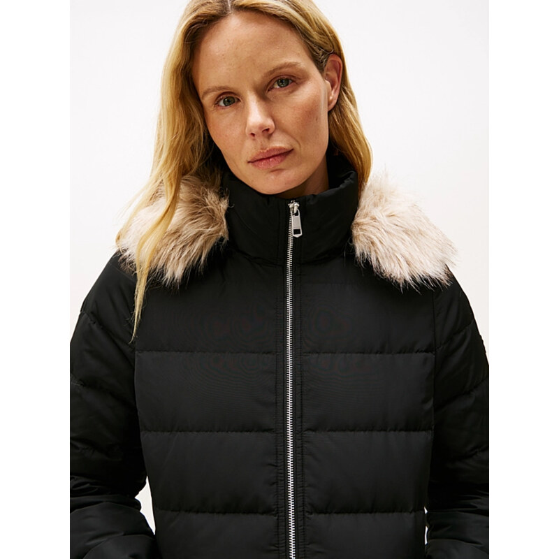 Tommy Hilfiger dámská černá péřová bunda