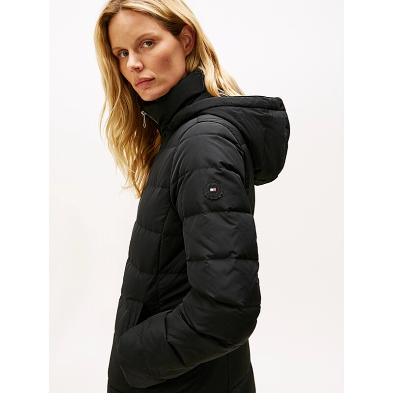 Tommy Hilfiger dámská černá péřová bunda