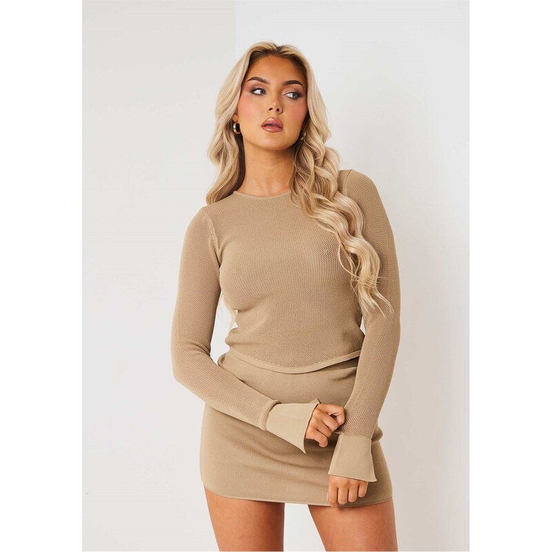 Tričko Missy Empire Tan 1377420