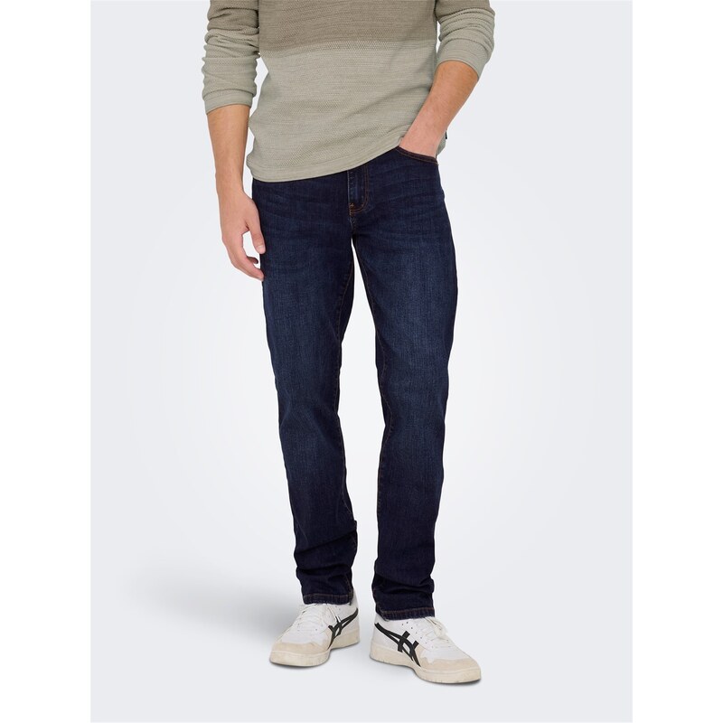 Džíny Only and Sons Dark Blue Denim 9992266