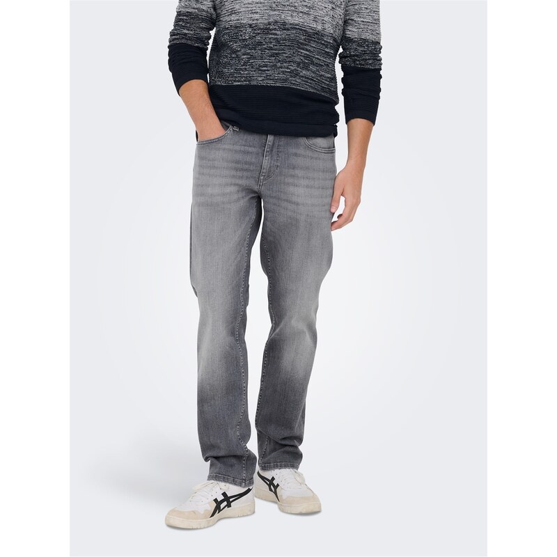Džíny Only and Sons Mid Grey Denim 7151330