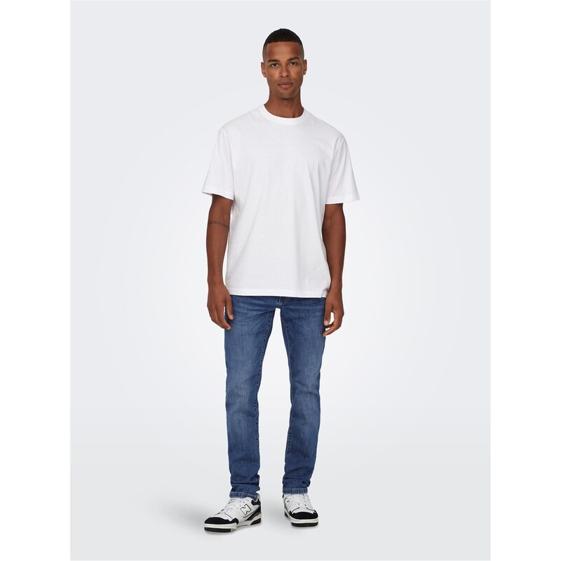 Džíny Only and Sons Mid Blue Denim 2204975