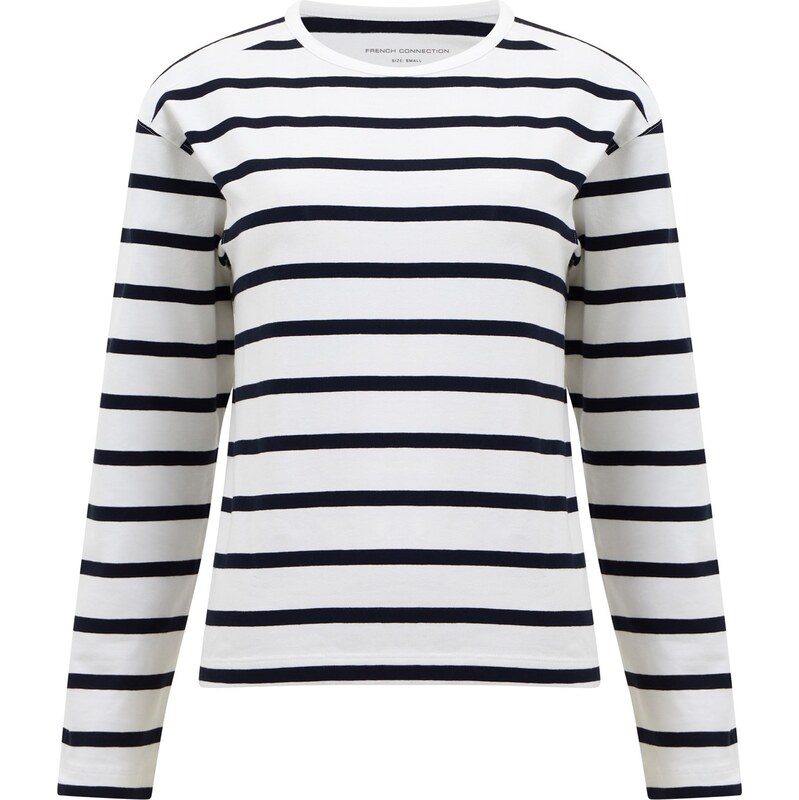 Tričko French Connection Stripe White 5661658