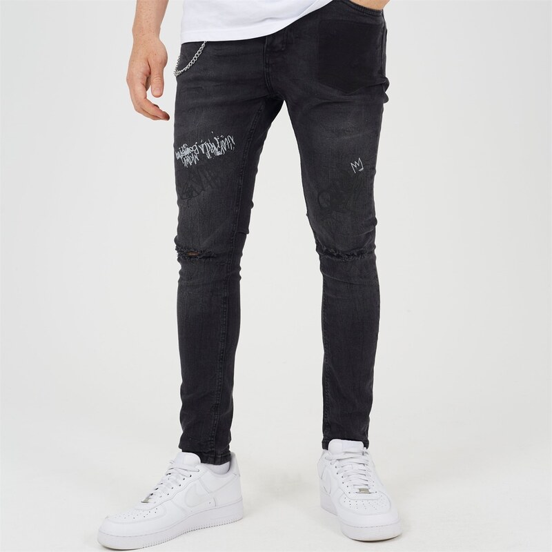 Džíny Brave Soul Dark Charcoal 9459887