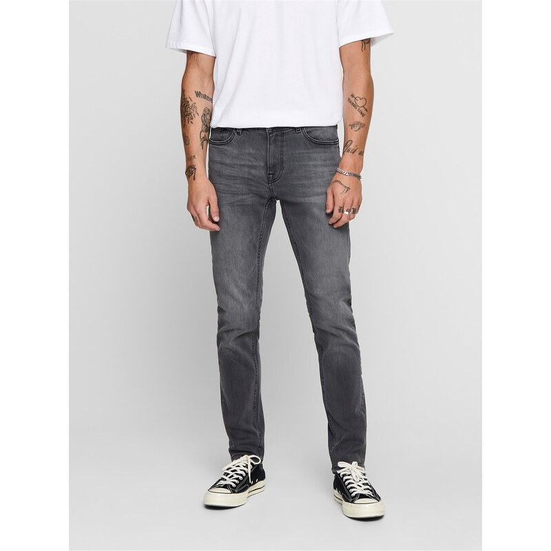 Džíny Only and Sons Grey Denim 8715225