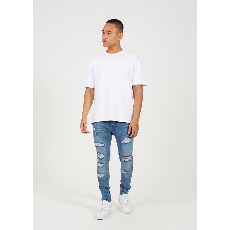 Džíny Brave Soul Blue 9872271