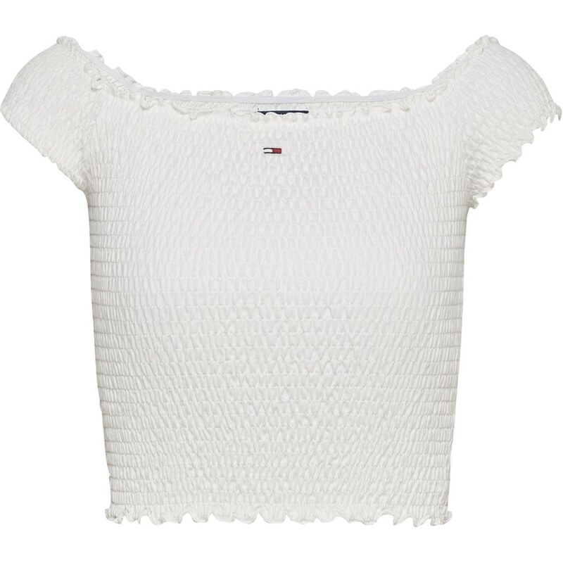 Tričko Tommy Jeans Ecru 527978