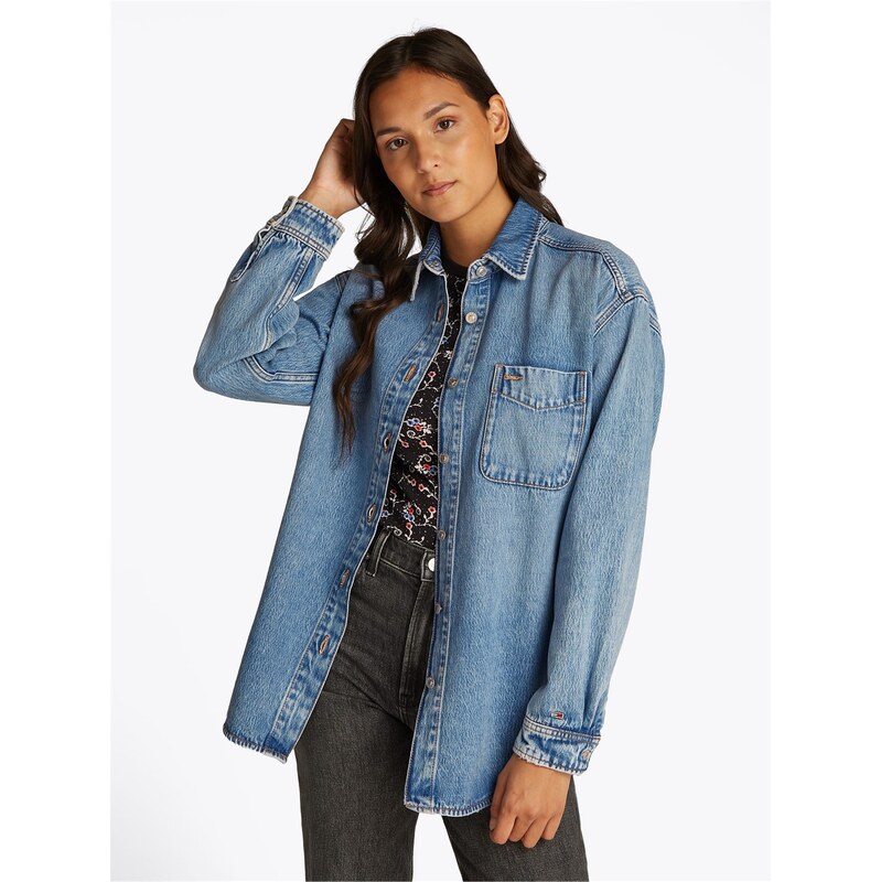 Košile Tommy Jeans Denim Light 4512654