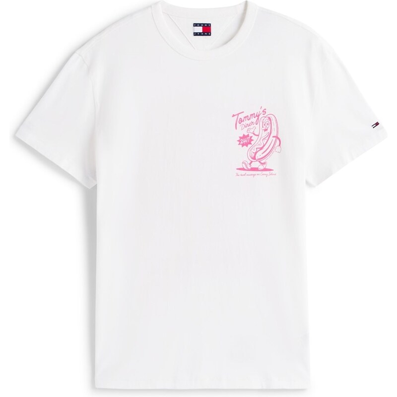 Tričko Tommy Jeans Ecru 815861