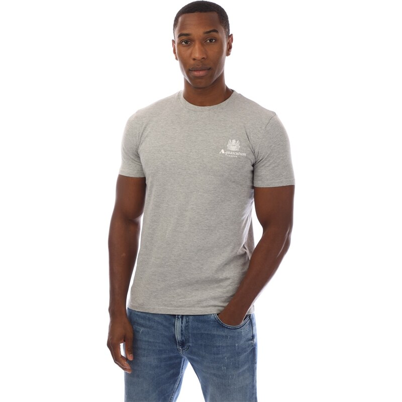 Tričko AQUASCUTUM Light Grey 375397