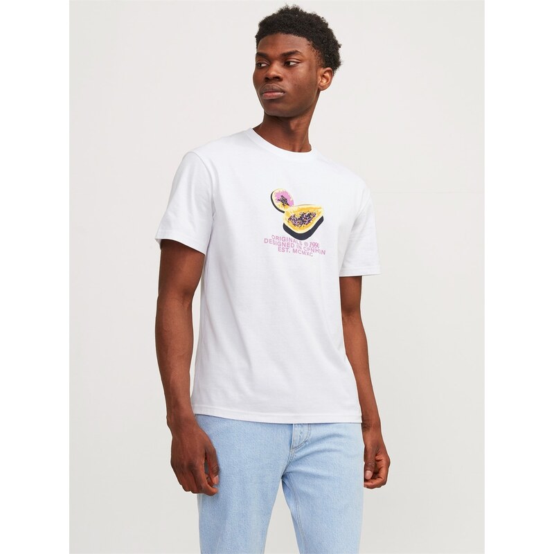 Tričko Jack and Jones Bright White 1400203