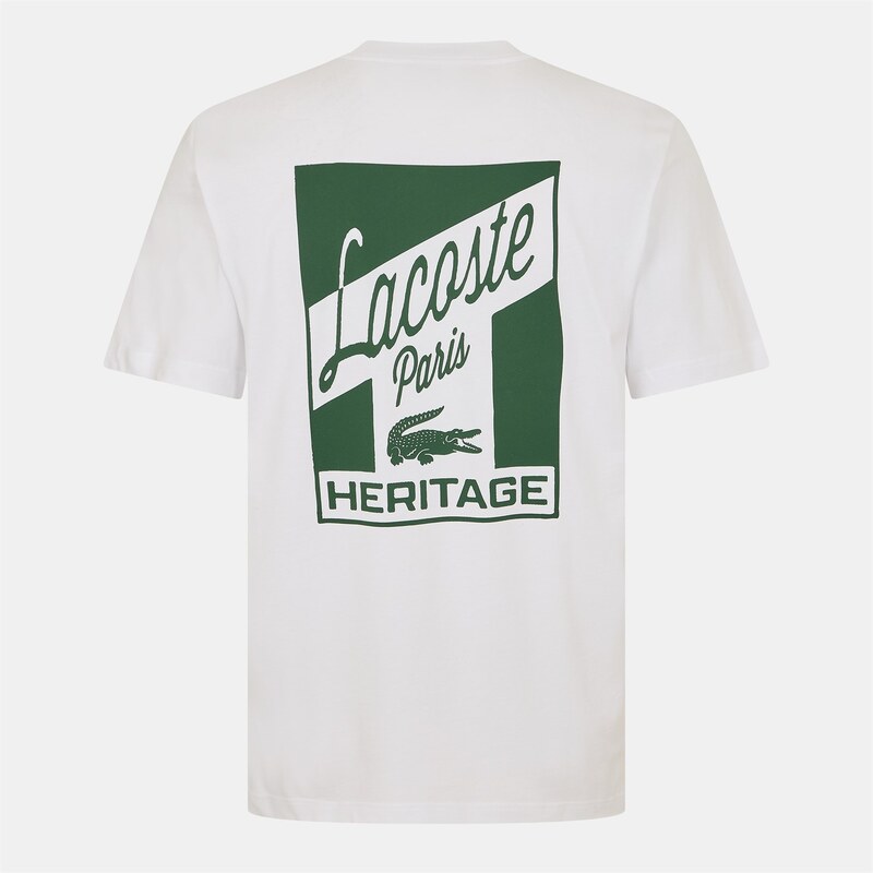 Tričko Lacoste White 001 5181412
