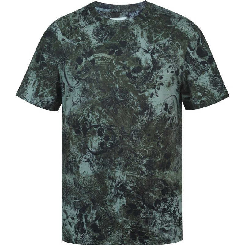 Tričko Firetrap Glitch Skull 8976482