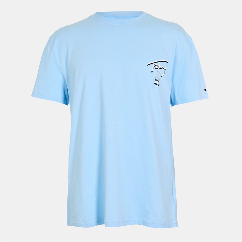 Tričko Tommy Jeans Sig City Blue 7206728