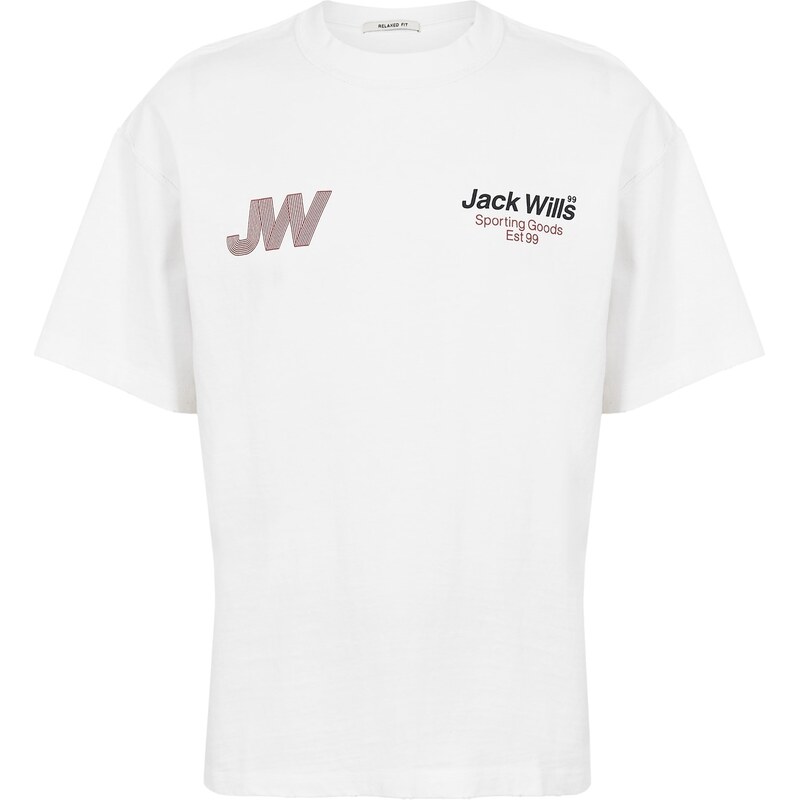 Tričko Jack Wills White 696246