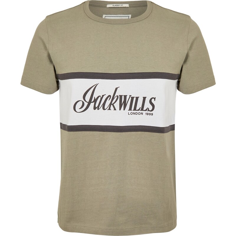 Tričko Jack Wills Silver Sage 648868