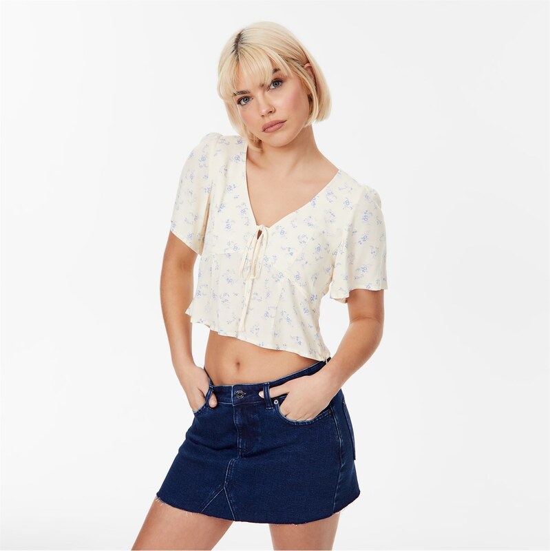 Košile Jack Wills White Print 8700559 109217643