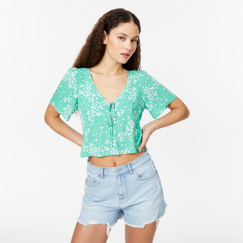 Košile Jack Wills Green Print 6105232 109217642