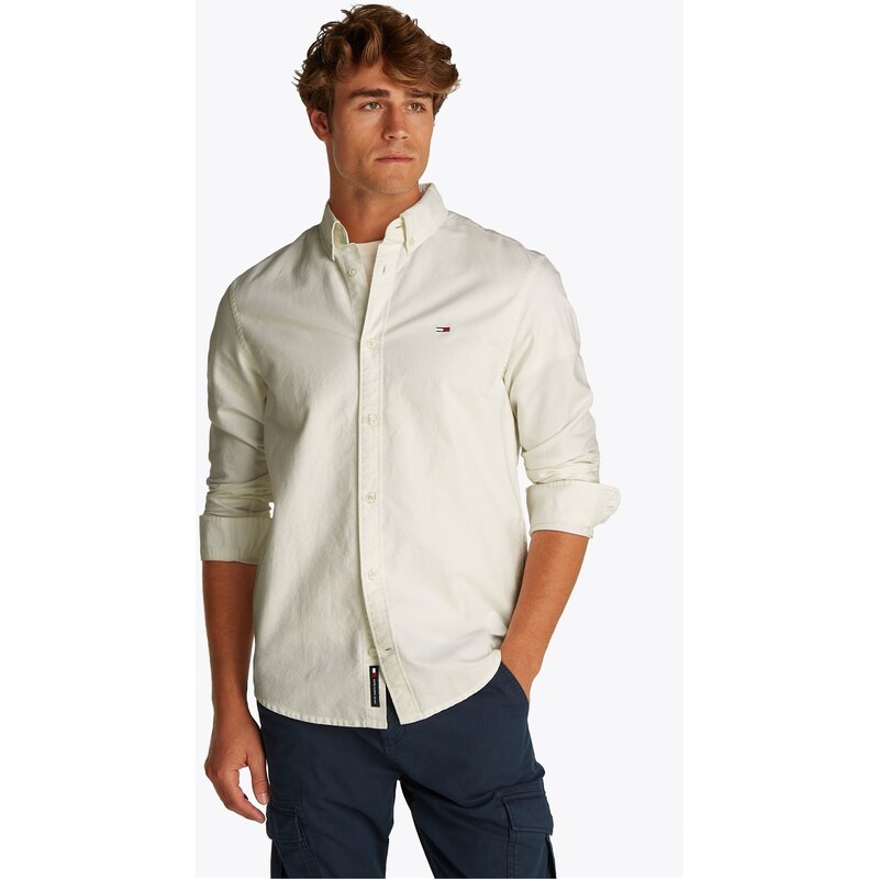 Košile Tommy Jeans Ecru 9795215