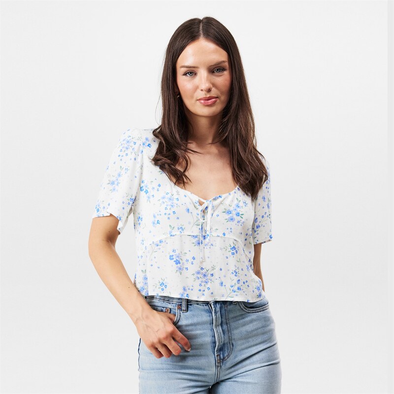 Košile Jack Wills White Ditsy 9357952