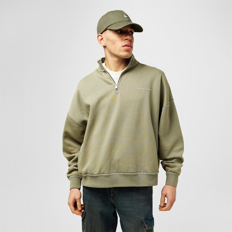 Mikina Jack Wills Silver Sage 6255211
