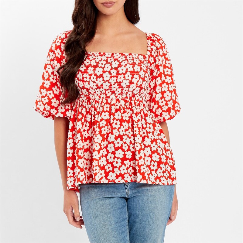 Košile Be You Red Floral 2284018