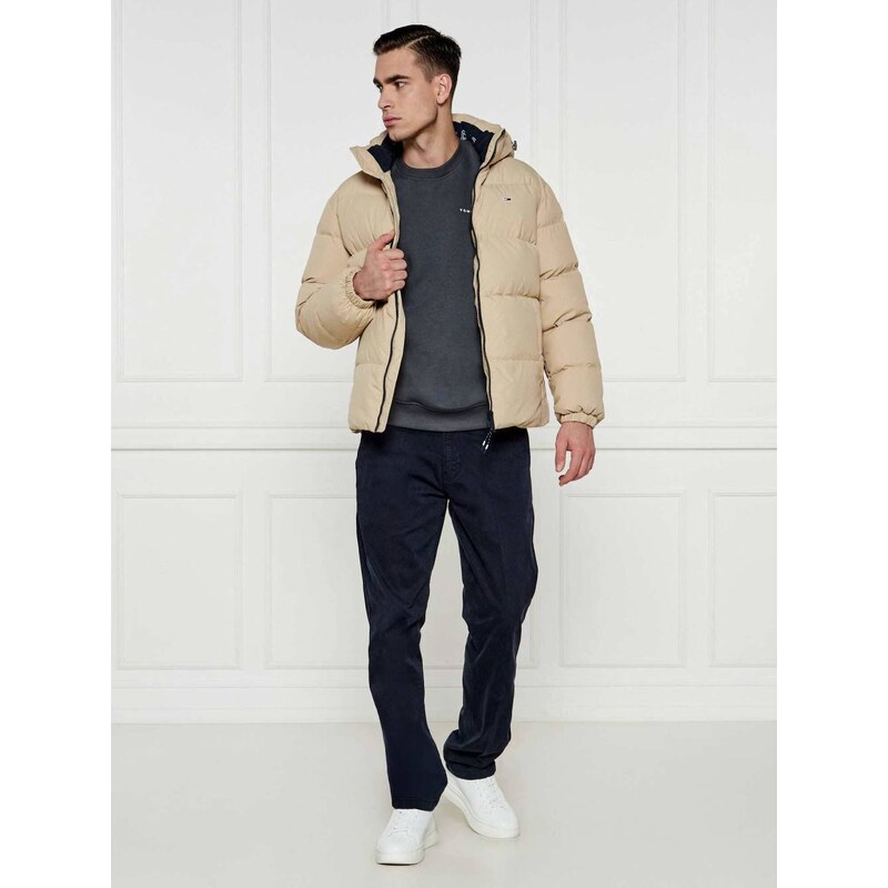 Tommy Jeans pánská béžová bunda