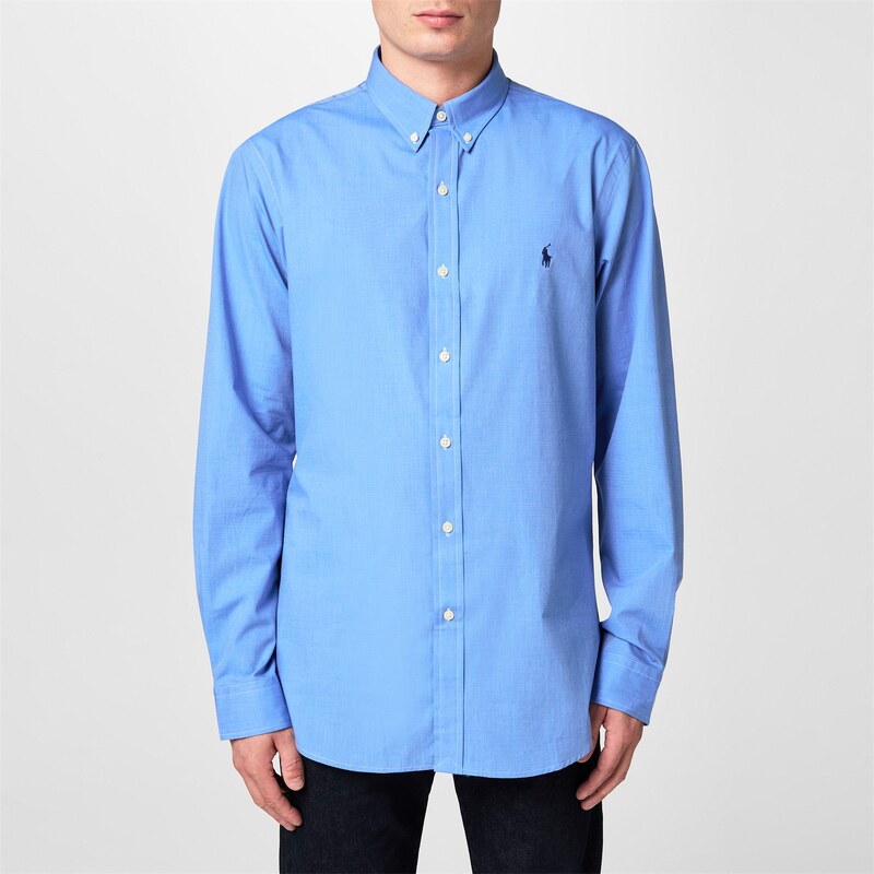 Košile Polo Ralph Lauren Blue End on End 2713987